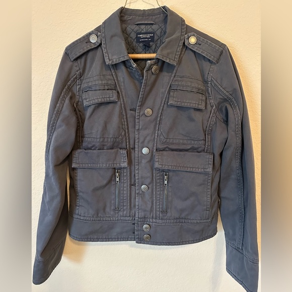 Women’s Blue American Eagle Utility Jacket | Size M - Picture 1 of 5